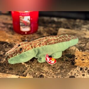 🐊 TY Beanie Baby Ally Alligator Plush Stuffed Animal